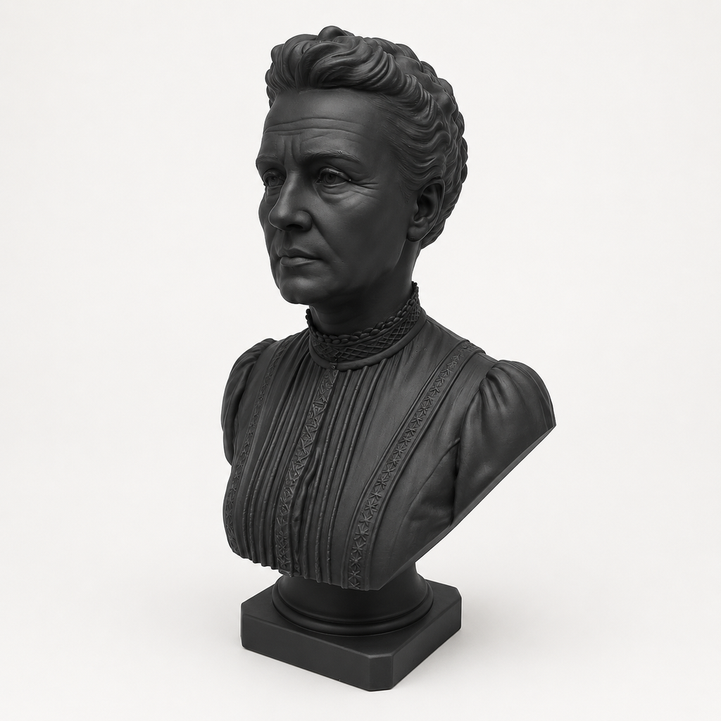 Marie Curie Büste – dekorative Produktansicht der Büste