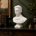 Nikola Tesla Büste – Hauptansicht der 3D-gedruckten Skulptur