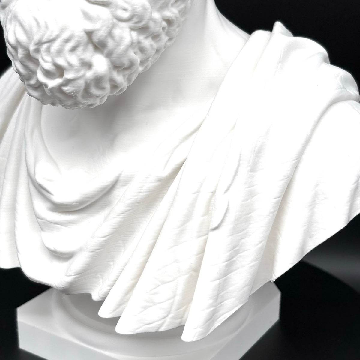 Dekorative Platon Büste in Weiß für Freunde der griechischen Philosophie