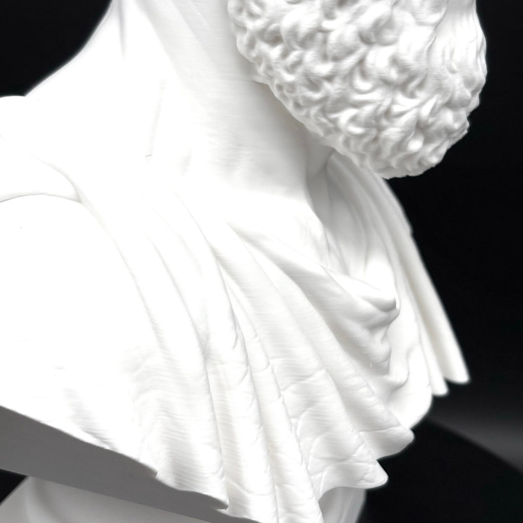 Platon Büste als historisch inspirierte Dekoration für Bibliothek und Vitrine