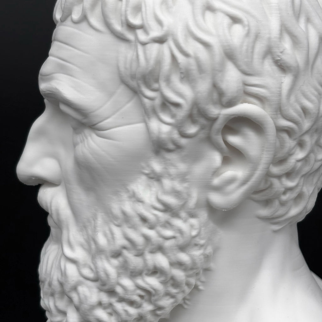 Platon Büste – zeitlose Philosophen-Skulptur im Stil des antiken Griechenlands