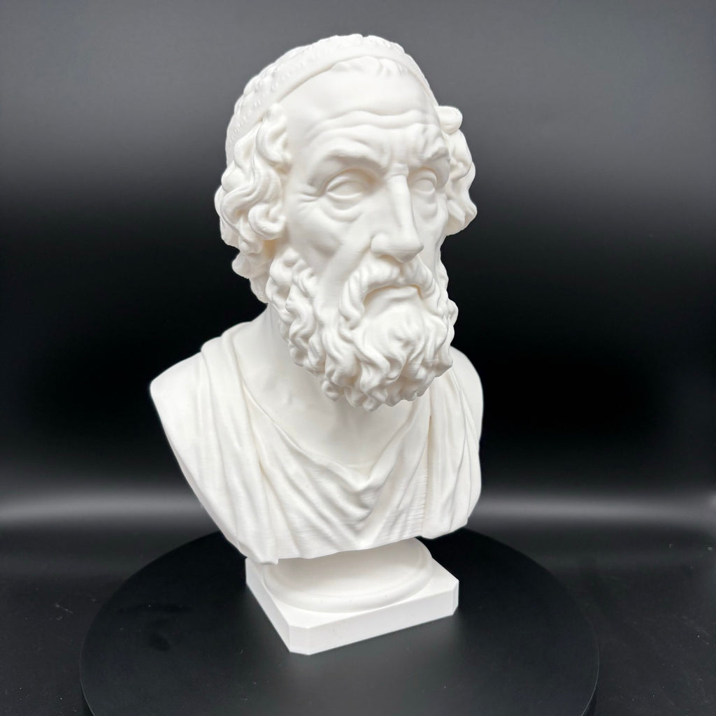 Homer Büste – Detailansicht der Büste, Produktfoto 10