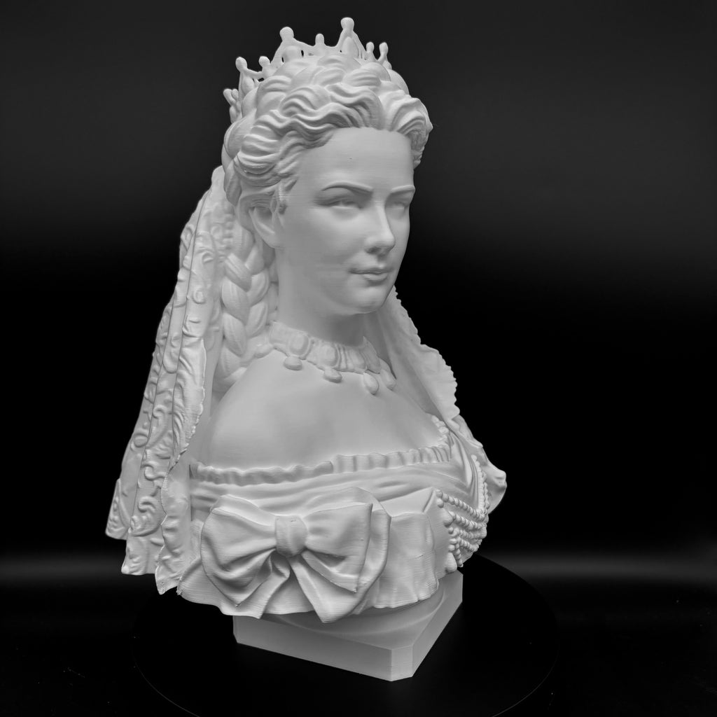 Empress Elisabeth of Austria at the Coronation - Bust