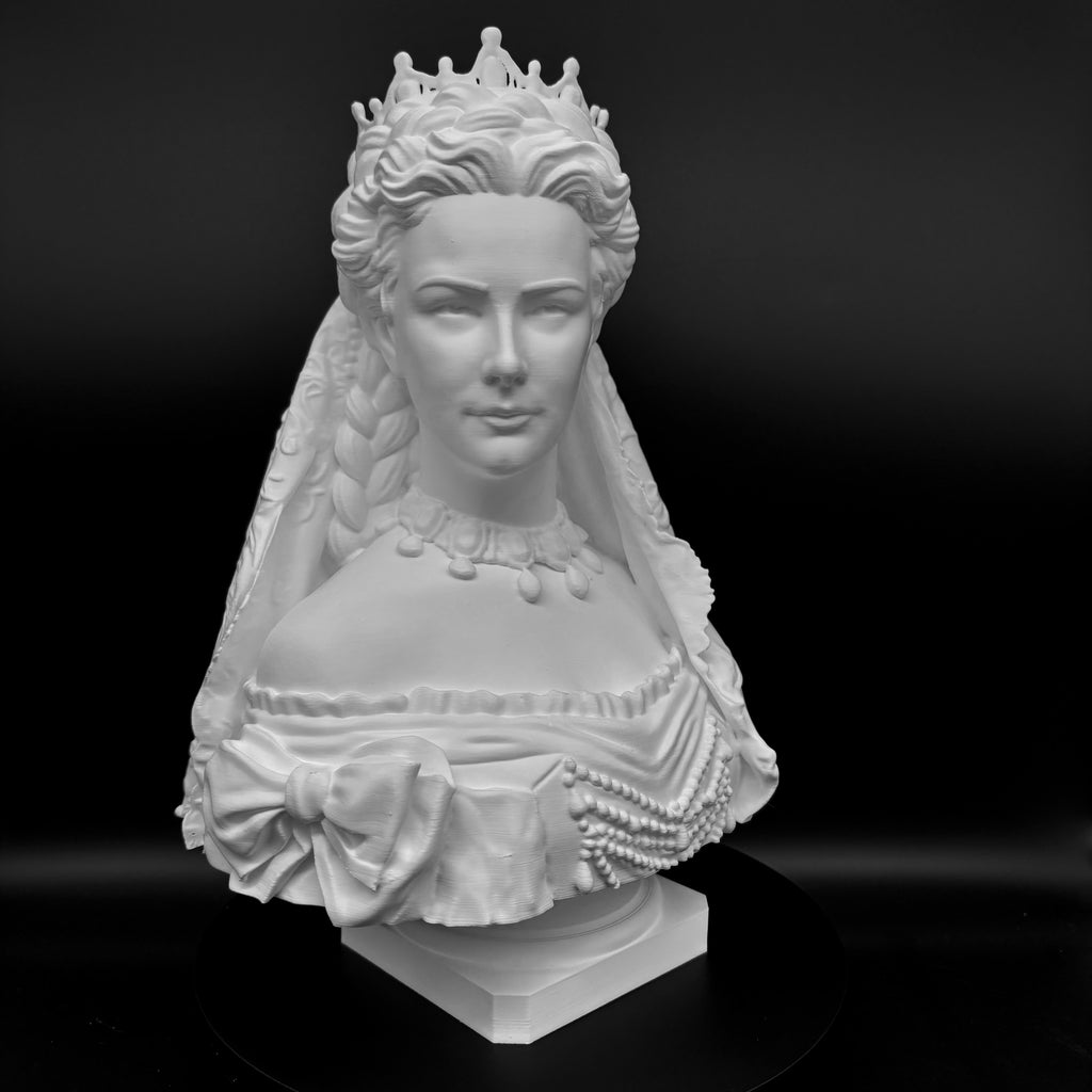 Empress Elisabeth of Austria at the Coronation - Bust
