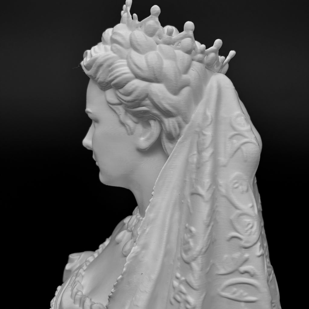 Empress Elisabeth of Austria at the Coronation - Bust