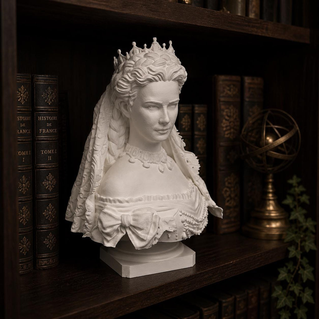 Empress Elisabeth of Austria at the Coronation - Bust
