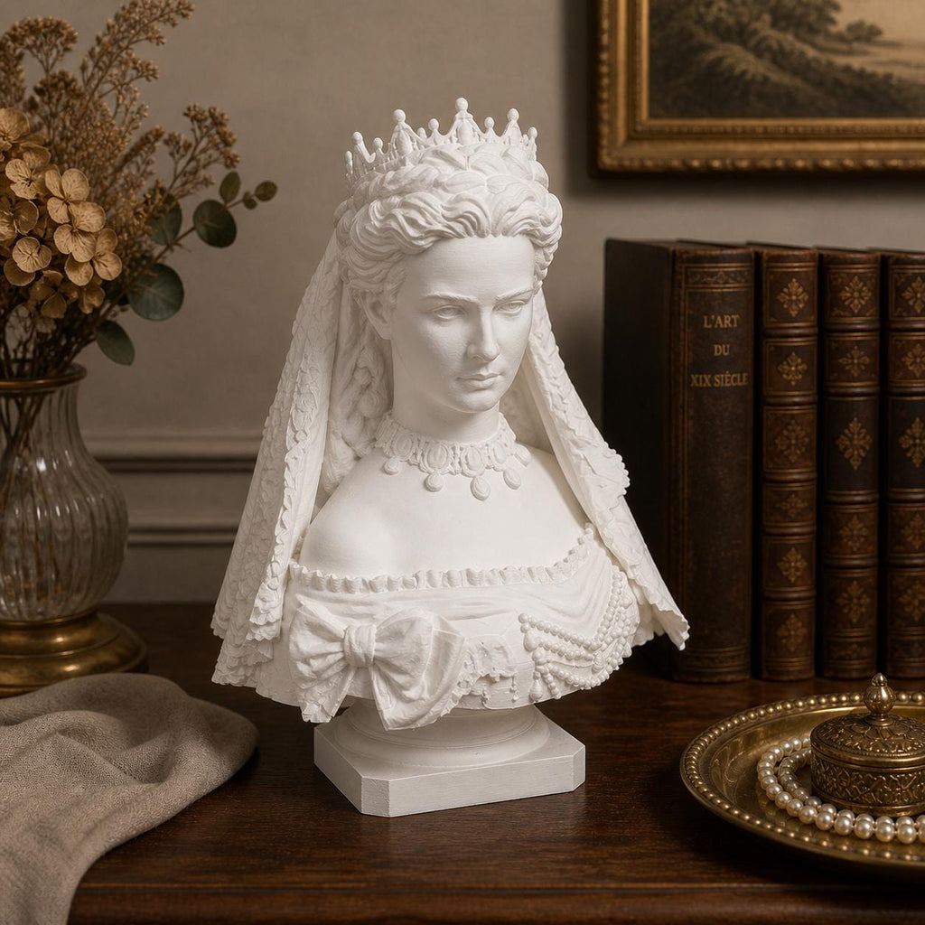 Empress Elisabeth of Austria at the Coronation - Bust
