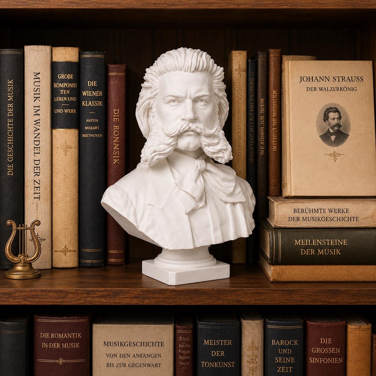 Johann Strauss the Younger - Bust
