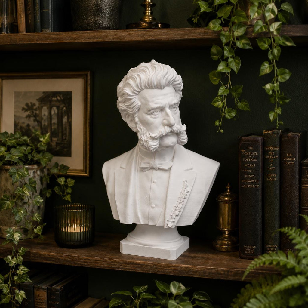Johann Strauss the Younger - Bust