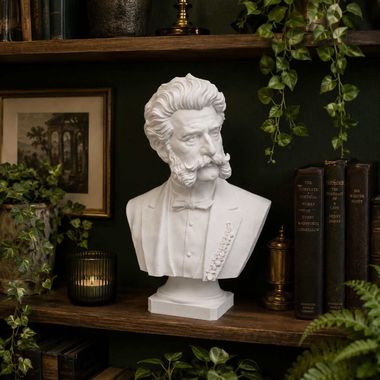 Johann Strauss the Younger - Bust