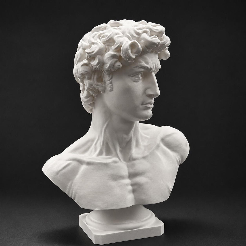 Michelangelo's David-inspired bust