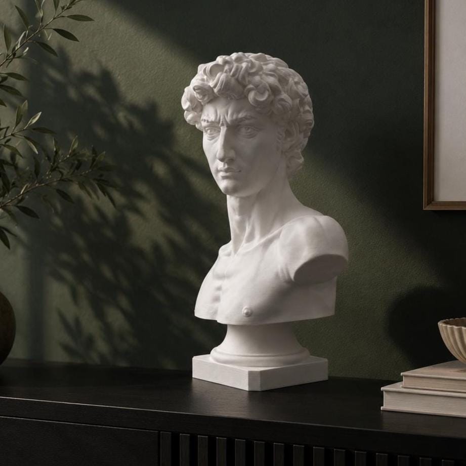 Michelangelo's David-inspired bust