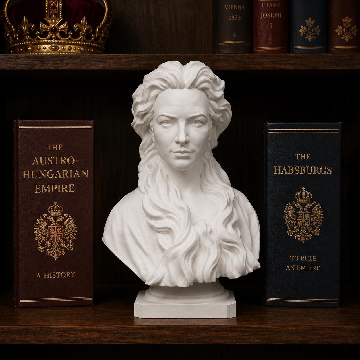 Sisi - Empress Elisabeth of Austria - in the Morning Light - Bust