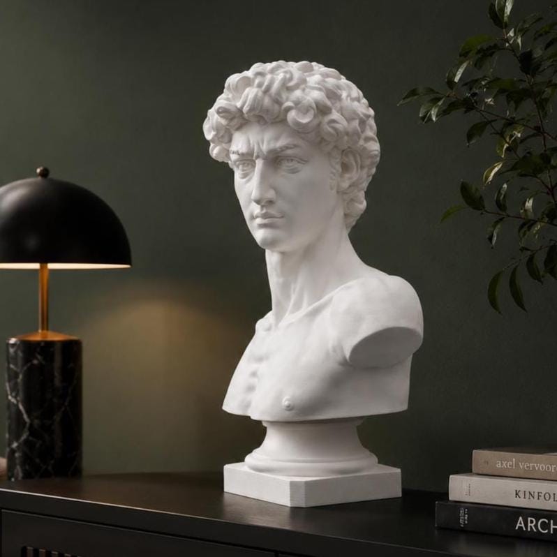 Michelangelo's David-inspired bust
