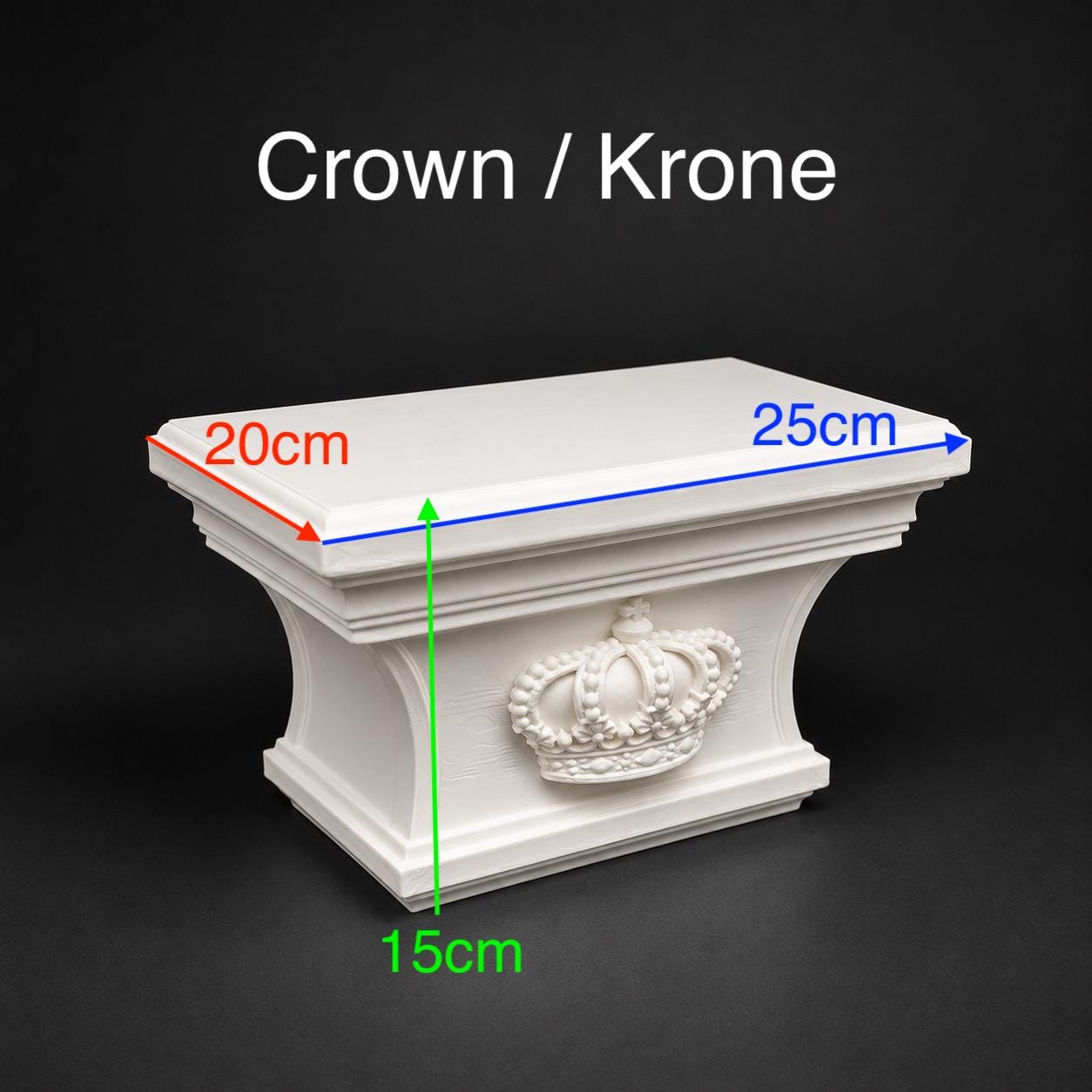 Elegant wall console with design