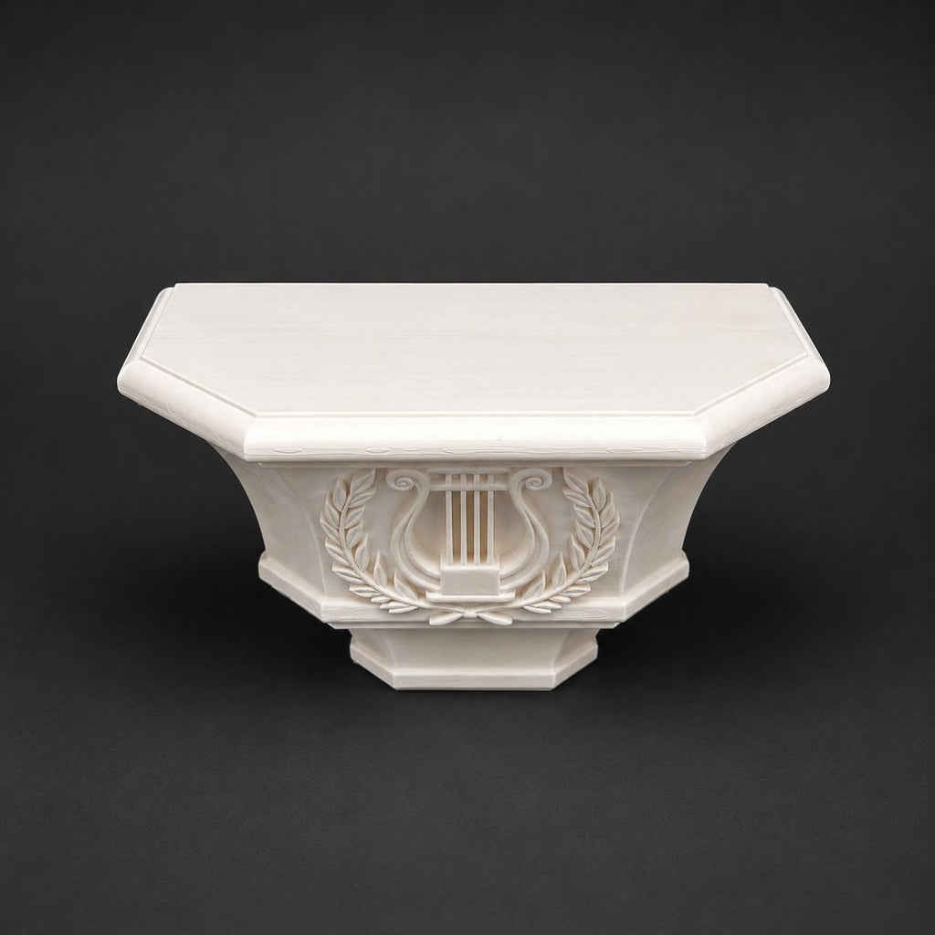 Elegant wall console with design