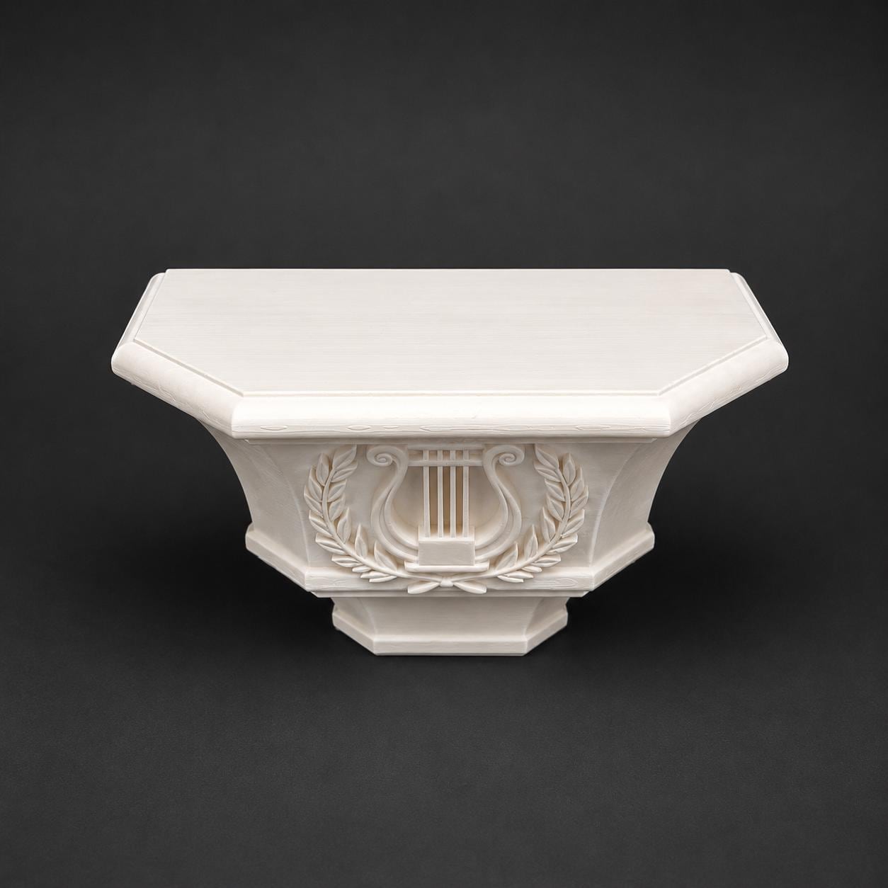 Elegant wall console with design