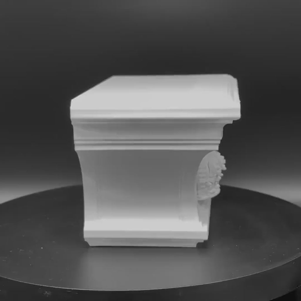 Elegant wall console with design